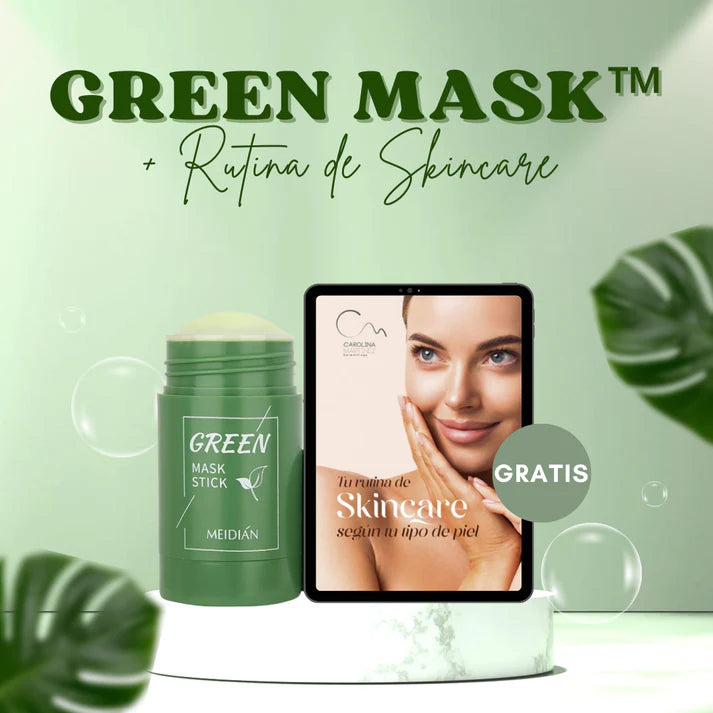 2x1✅😍 Green Mask™ | Mascarilla Té Verde Efecto 10 Minutos🔥