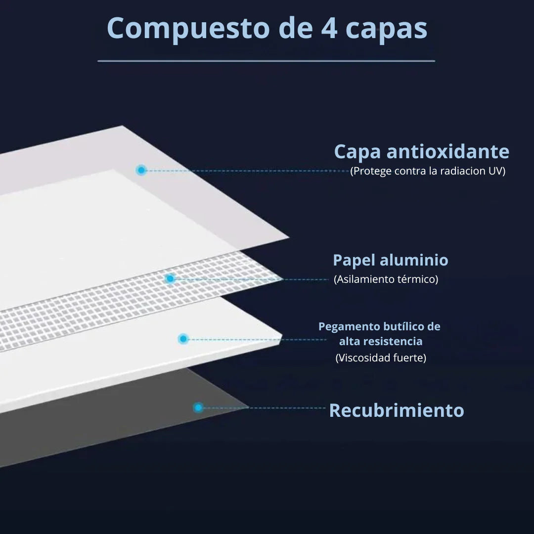 CINTA AHDESIVA DE ALUMINIO - DESPREOCUPATE POR LAS FUGAS 💧❌🌟